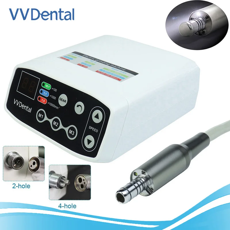 VVDental Dental Electric Motor Clinical Brushless LED Electric Micromotor Motor Sanding Machine Unit Dentist