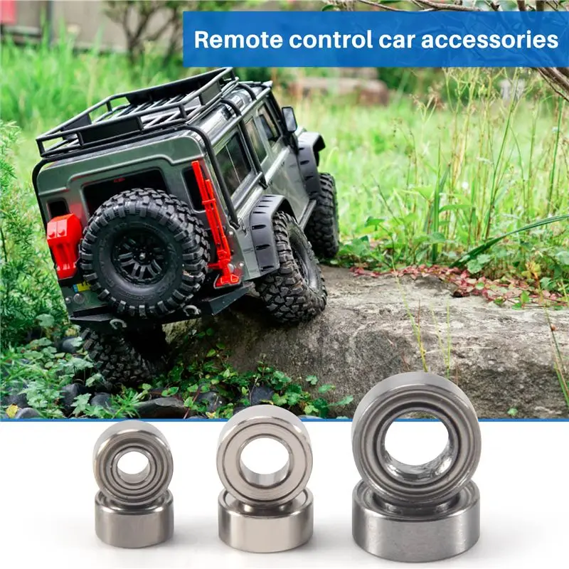 YSUN-20Pcs Steel Ball Bearing Set For Axial SCX24 90081 AXI00001 AXI00002 1/24 RC Crawler Car Spare Parts Accessories