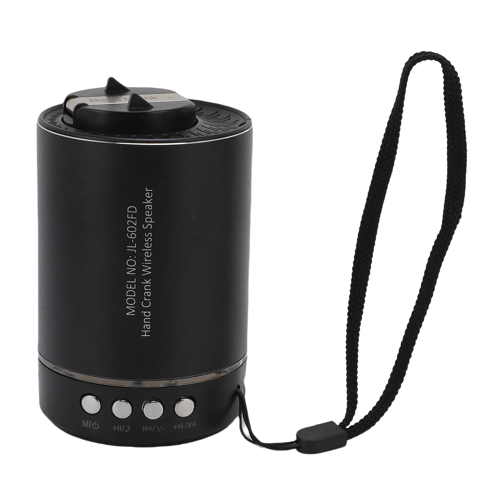 

Bluetooth Speaker Rechargeable Hand Cranked Generation Speaker FM Radio Power Bank 1000MAH USB Output Interface for Movies