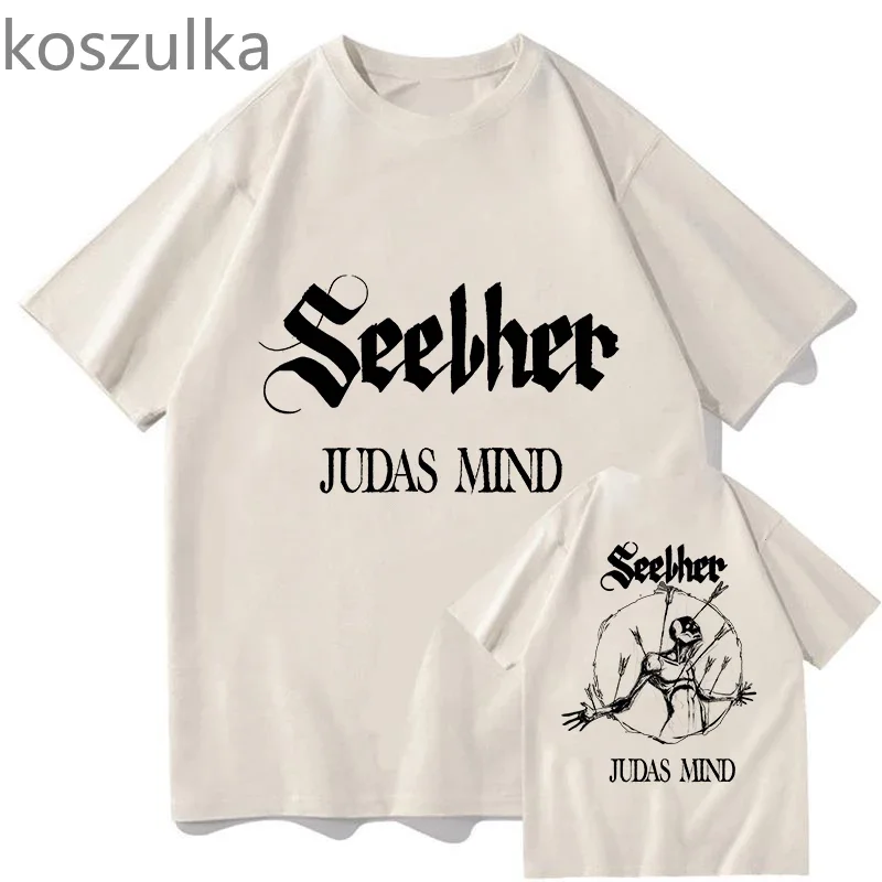 Seether Judas Mind T Shirts 100% Cotton Short Sleeve T Shirts Female/Male Simple Painting Kawaii/Cute Four Seasons O-Neck Tops