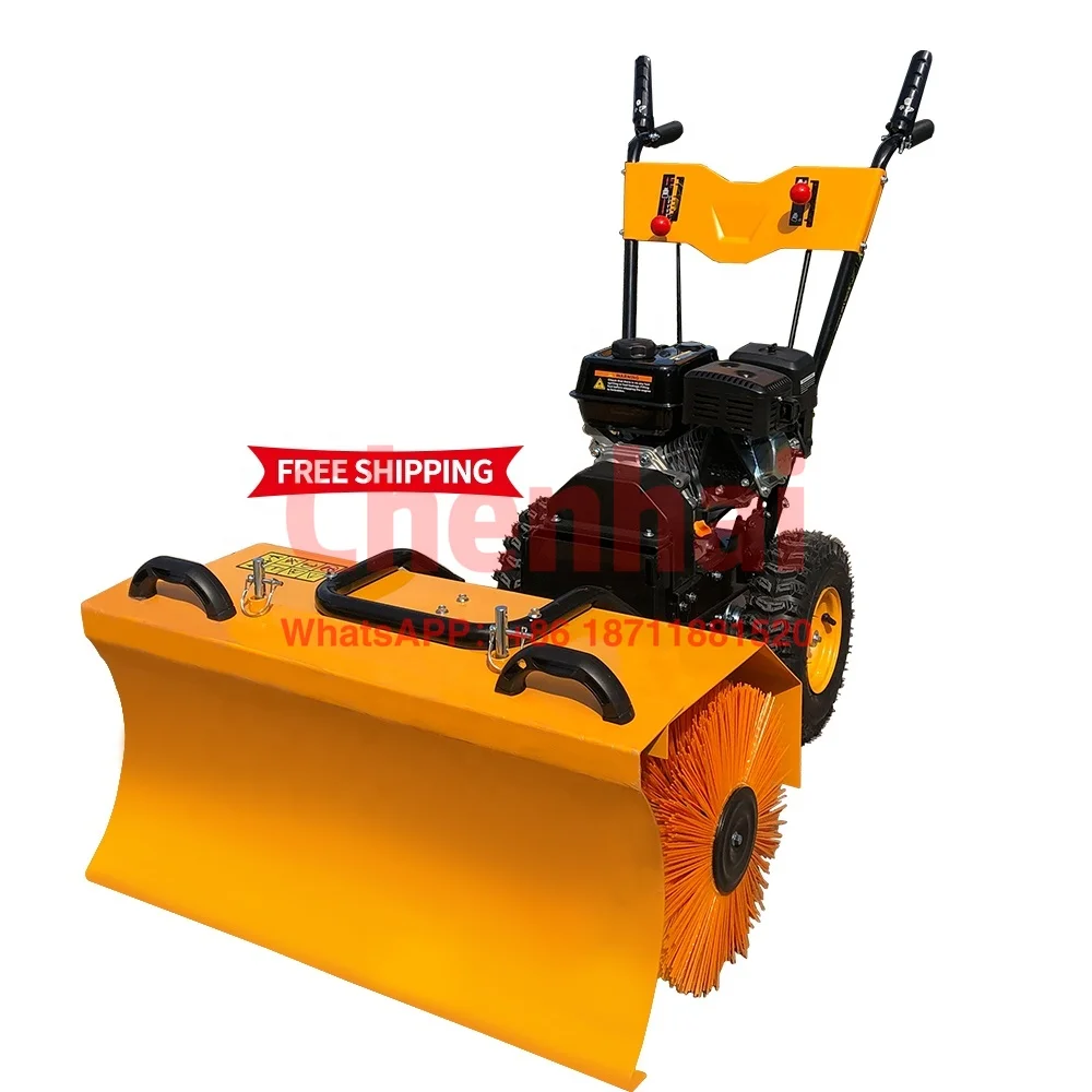 

VOL-6HP-9HP-15HP Roller brush type Snow Blower snowploughs snow plough cut Snowthrowers