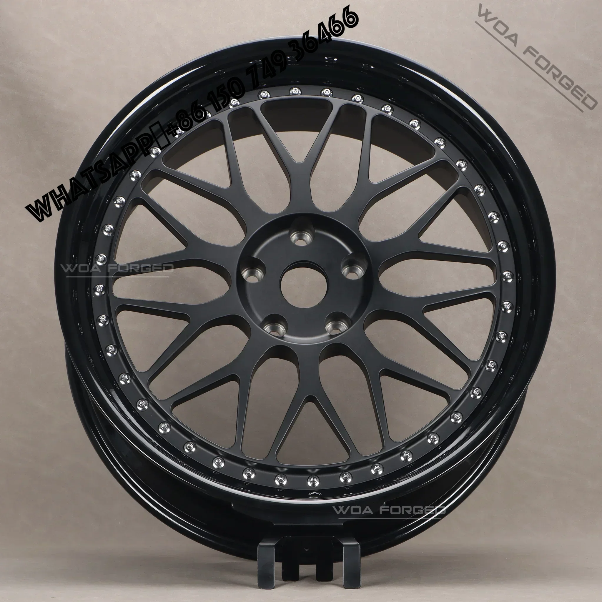 

6061-T6 LM Gloss Black Colour Forged Car Wheels GT M2 F80 F90 E46 E92 M3 M4 F30 G20 G30 G80 330i M340i 540i M550i for BS