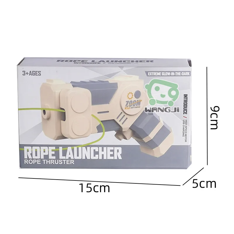 クロスボーダー発光糸ガン、電動ロープガン、高速ロープランチャー、パズルカタパルト、減圧玩具卸売およびディ