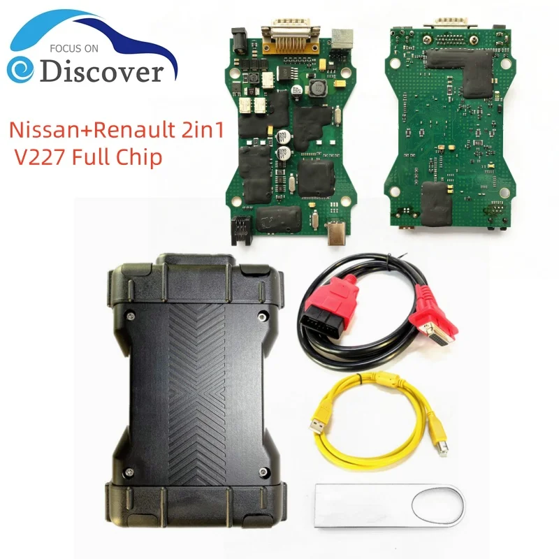

Новейший 2-в-1 для Renault 2 в 1 для Nissan V227 Программирование ЭБУ многофункциональный инструмент для диагностики автомобиля