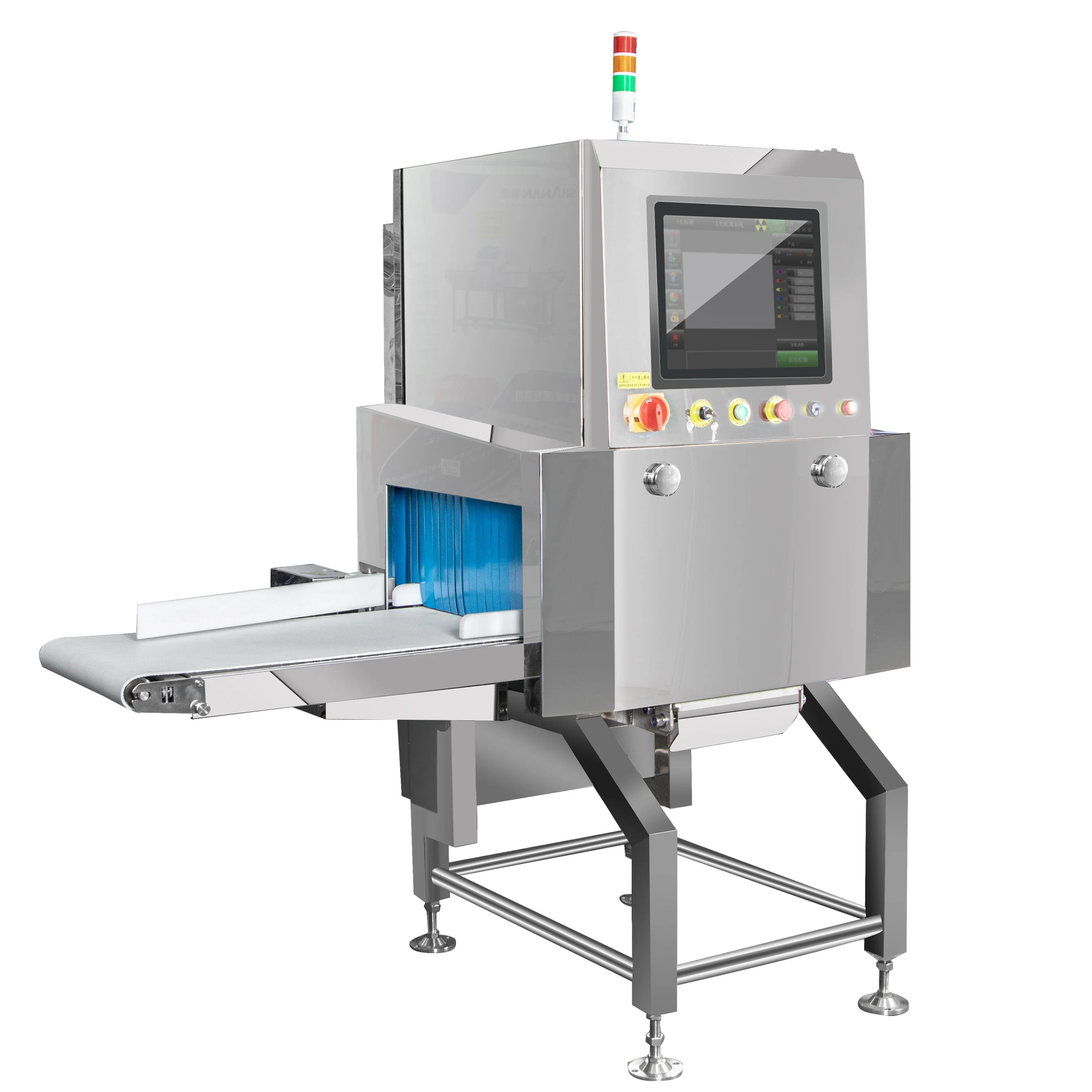 High Accuracy Food X-ray Inspection Machine for Food Industries Aluminum Wrapped Products Metal Detector