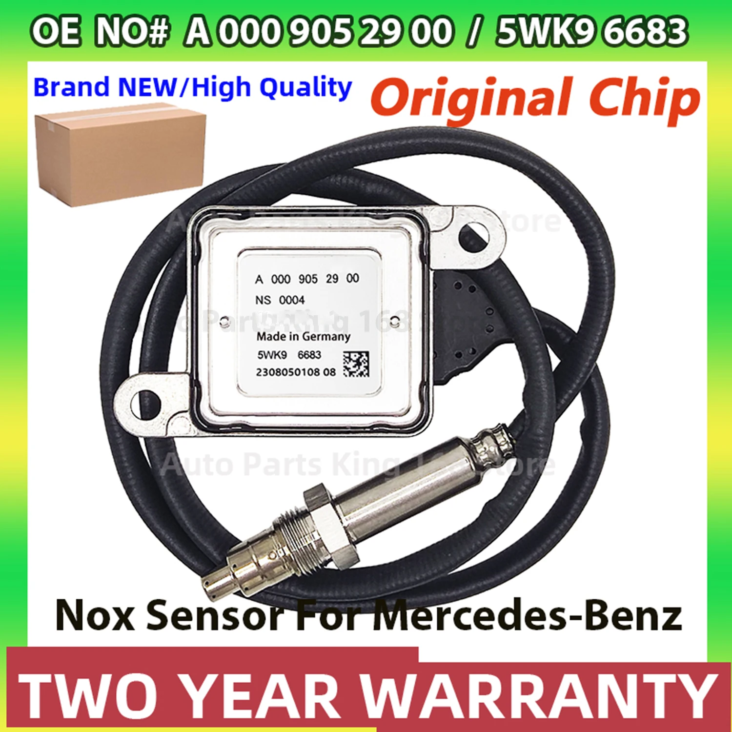 

5WK96683 A0009052900 Original New Nitrogen Oxide NOx Sensor For Mercedes-Benz W221 ML320 ML350 S350 GL350