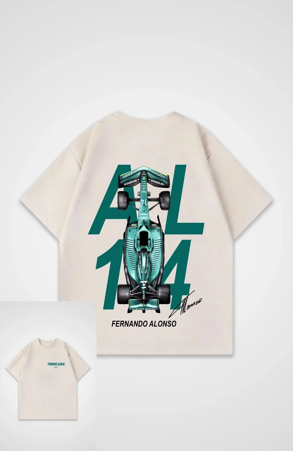 2025 جديد كلاسيكي فرناندو ألونسو F1 Y2K طاقم الرقبة عادية الرجال والنساء تي شيرت الصيف عادية مطبوعة تي شيرت