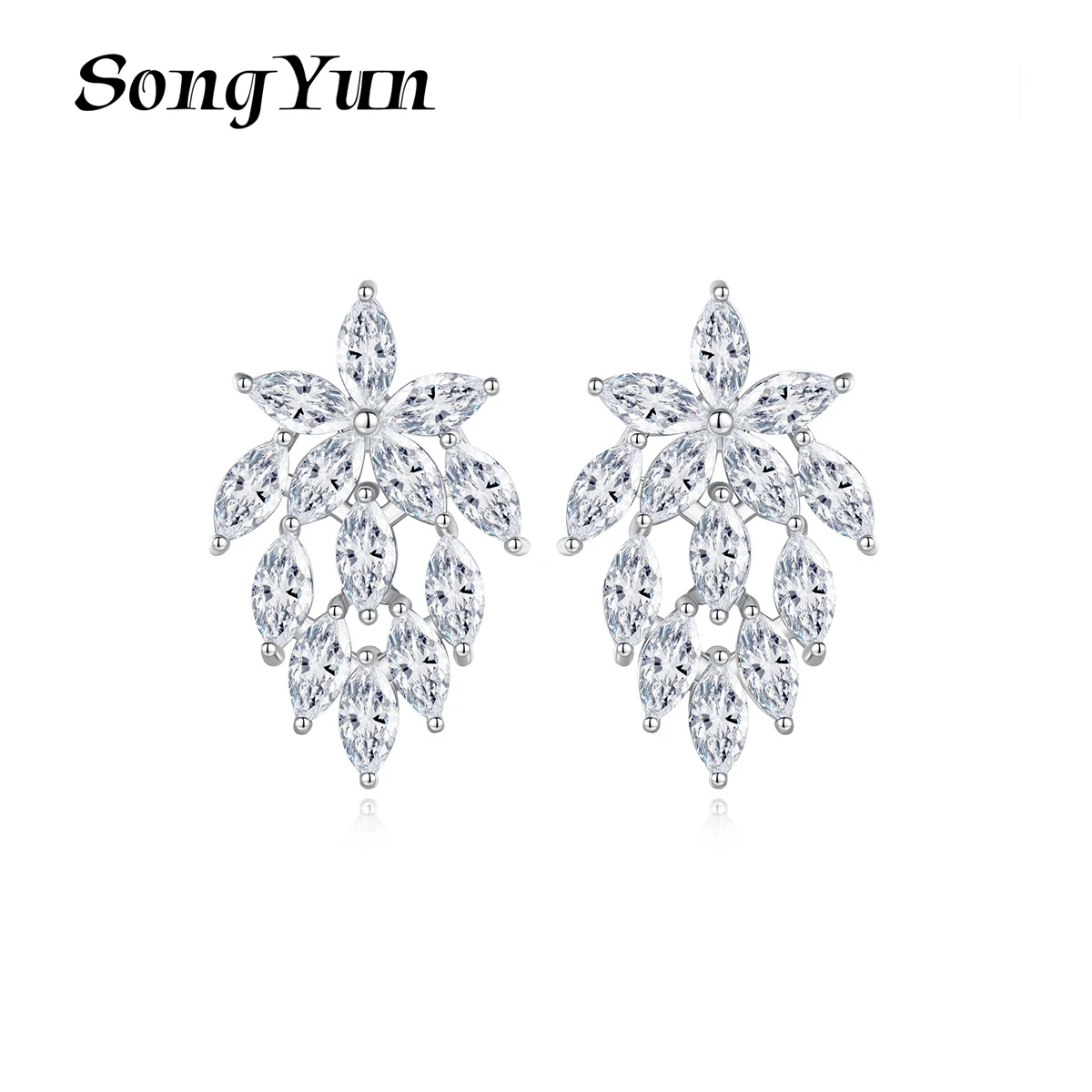 

SongYun Jewelry Manufacturer MHT 5A Zircons Earrings Accessories New Style Creative Horse Eye Gemstones Women Earrings Jewelry