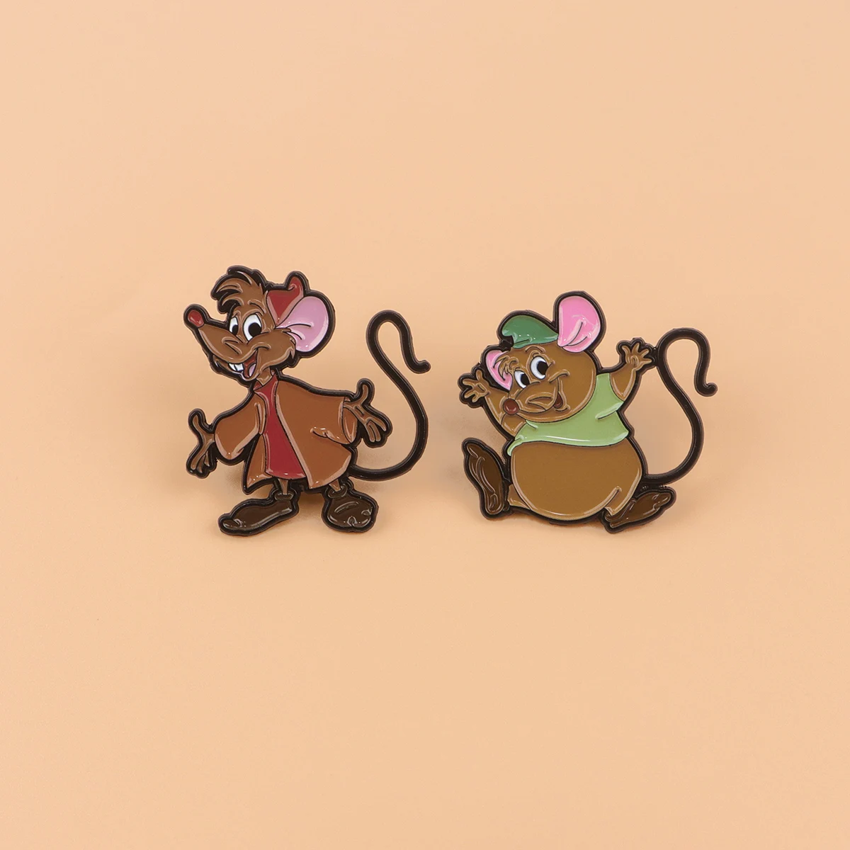 Cartoon Mouse Enamel Pin Cute Animal Brooch Pines Lapel Pins Badge on Backpack Clothing Accessories Fashion Jewelry Gifts