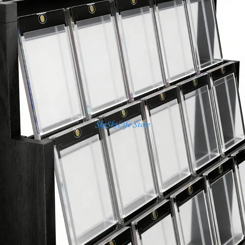 

E65E Multilevel Card Rack Display Shelf For Home Office Use