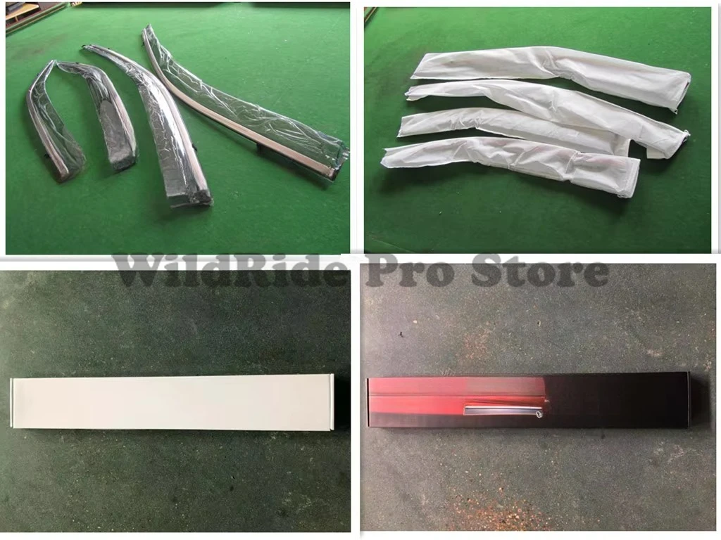 جديد مخصص السيارات نافذة الباب قناع سيارة الطقس درع المطر منحرف لتويوتا يارس #4