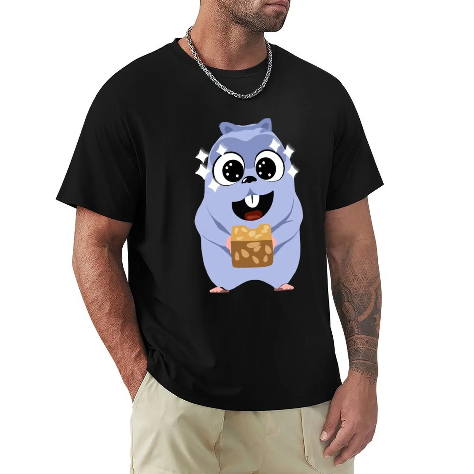 Cute animal lemmings tabodi T-Shirt oversized graphic tee quick drying graphic t shirt vintage Short sleeve tee men