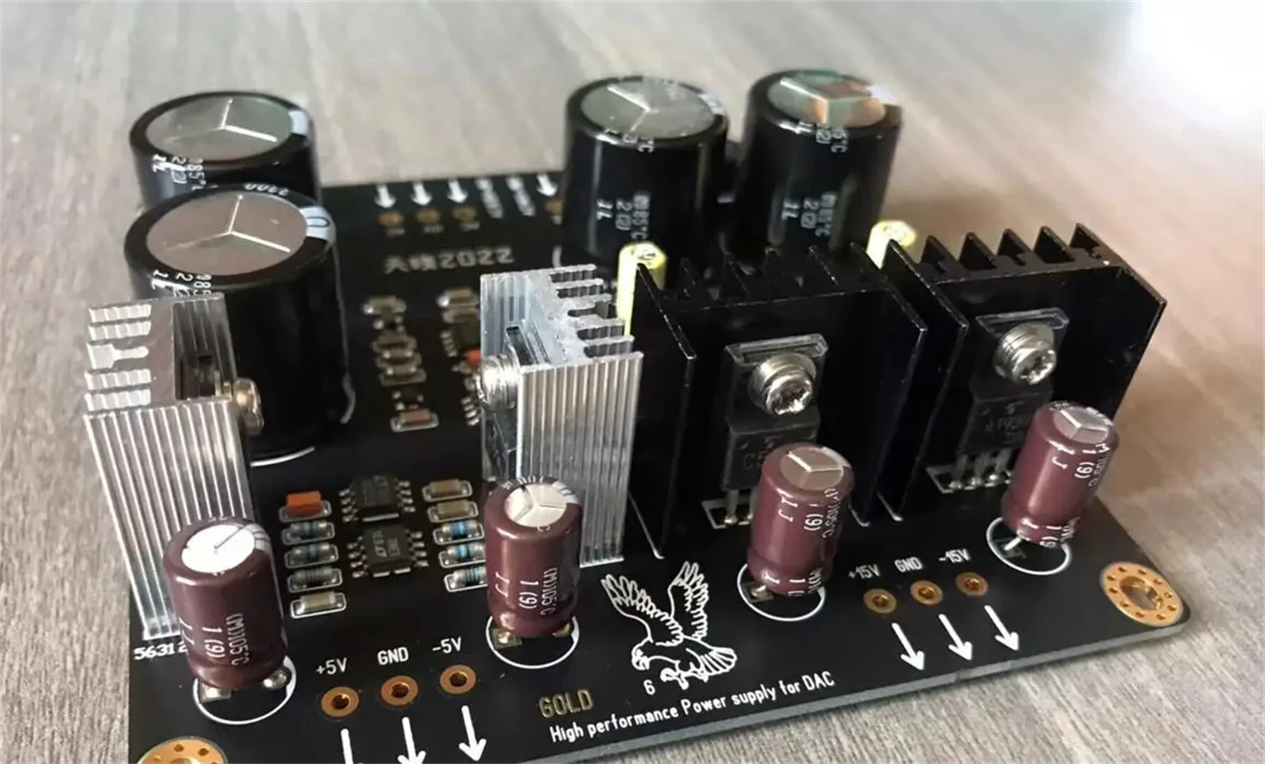 NEW DAC Decoding Special Voltage Regulator Board, Using LT1027 As The Reference Voltage Regulator +-5V +-15V