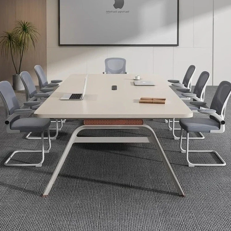 

Negotiation Coffee Desk Meeting Table Office Furniture 160cm To 320cm Modern Minimalist Long Training Table Conference Tables