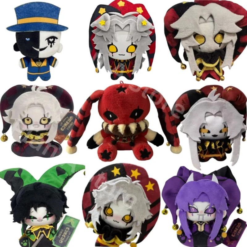New The Freak Circus Plush Jester Pierrothe Harlequin Freaks Pierrot Plush Doll Toy Anime Game Peripherals Plushie Pendant Gift
