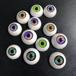 1 par de ojos de 10mm/12mm/14mm/16mm/18mm, accesorios de juguete DIY, globo ocular, ojos de animales de peluche, accesorios, globos oculares de muñeca, ojos de muñeca Bjd