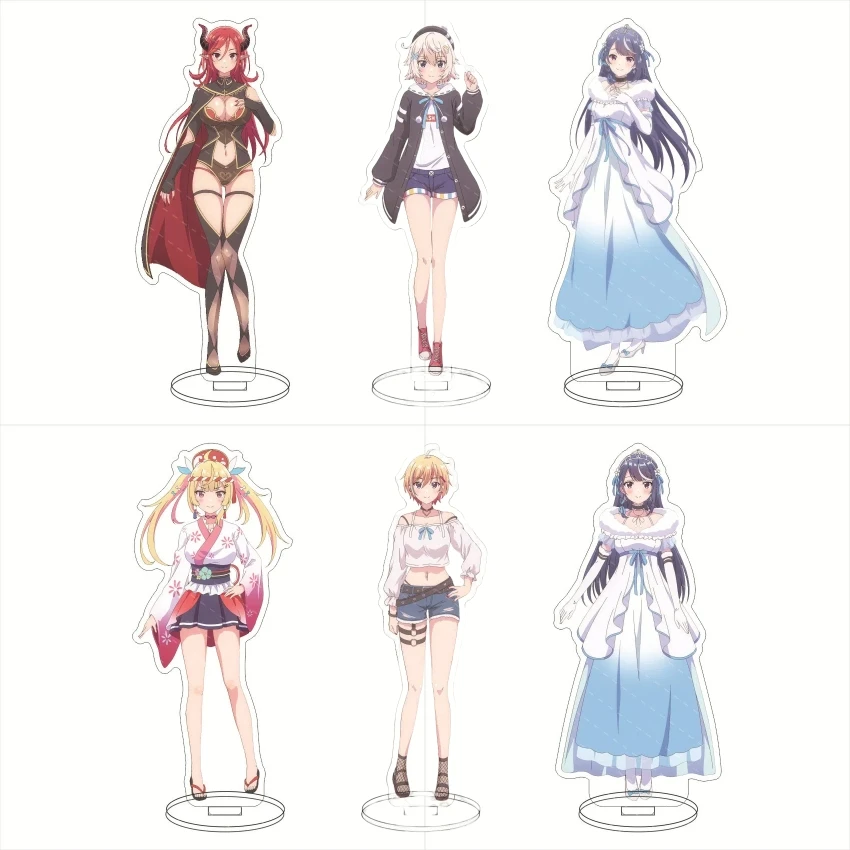 Anime I'm a VTuber, but if I forgot to cut the broadcast, it would be a legend Acrylic Model Cosplay Characters Ornament Gifts