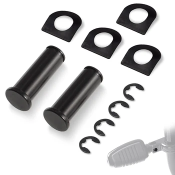 Estribo de pie para Harley Davidson Touring Dyna Softail Sportster 883 1200, pasador de perno de motocicleta, piezas de arandela de resorte