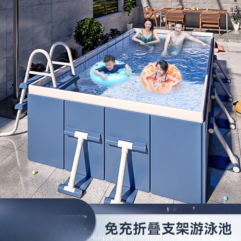 

Portable Pool Non-Inflatable Hard Shell Kiddie Pool For Kids And Adults Summer Outdoor Water Toys For Backyard Garden Outdoor