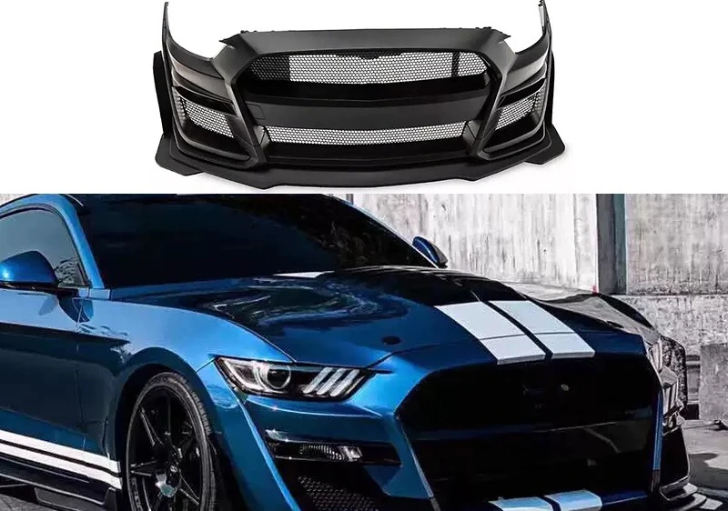 

Applicable To: 15-17 18-21 Ford Mustang GT500 Upgraded Large Surround Front Bumper Auto Parts