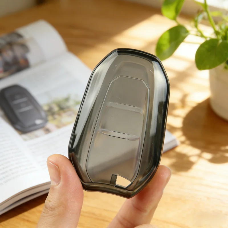 Transparente Schwarze TPU-Schutzhülle für Peugeot 208 DS3 308 5008 DS5 DS6 und Citroen C3 C4 C5 X7 C2 Fernbedienung Autoschlüssel Zubehör