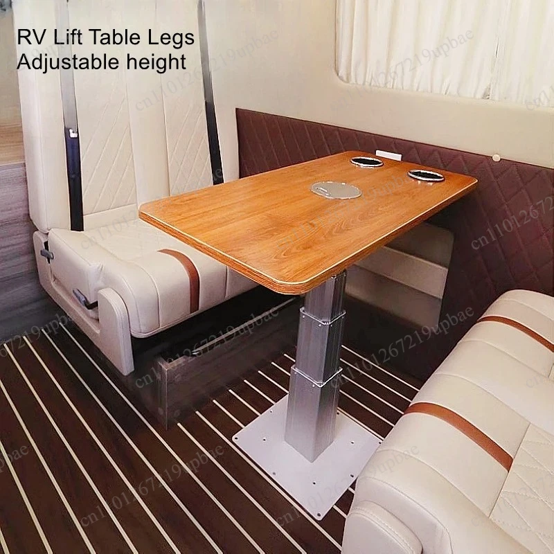 RV Hand Crank Lift Table Legs Commercial Vehicle Trailer Tatami Lifting Support Bracket