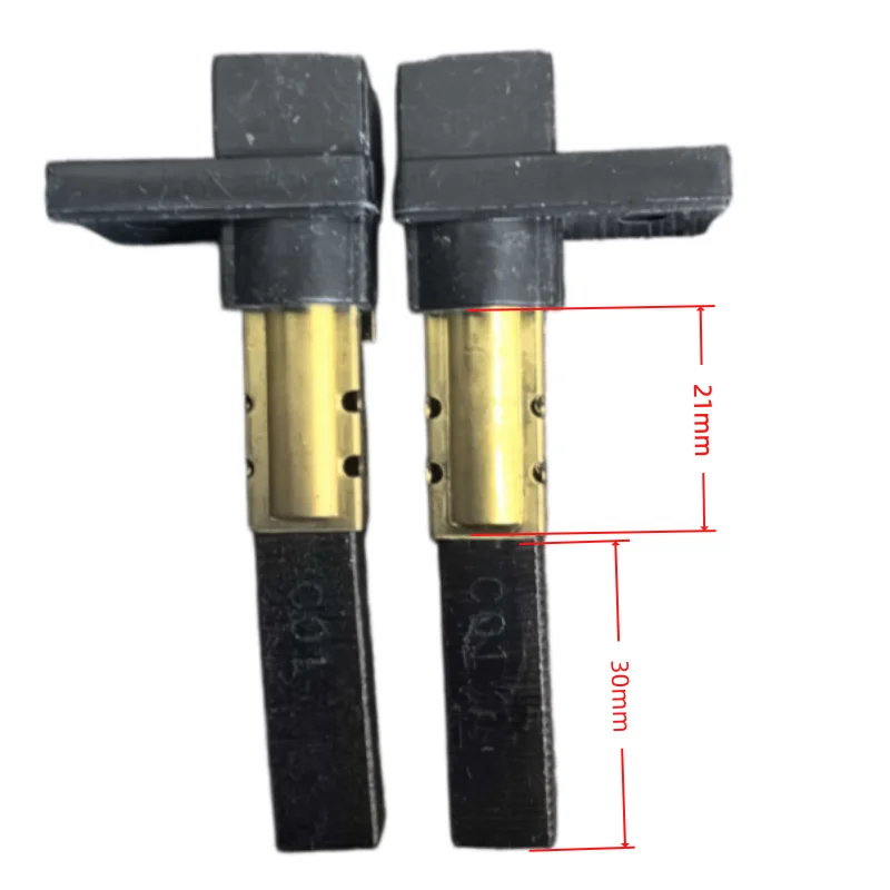 1 par (2 peças) de escovas de carbono para motor de aspirador de pó KARCHER WD3/VD3/KARCHER WD2, substituição de escovas de carbono para motor.