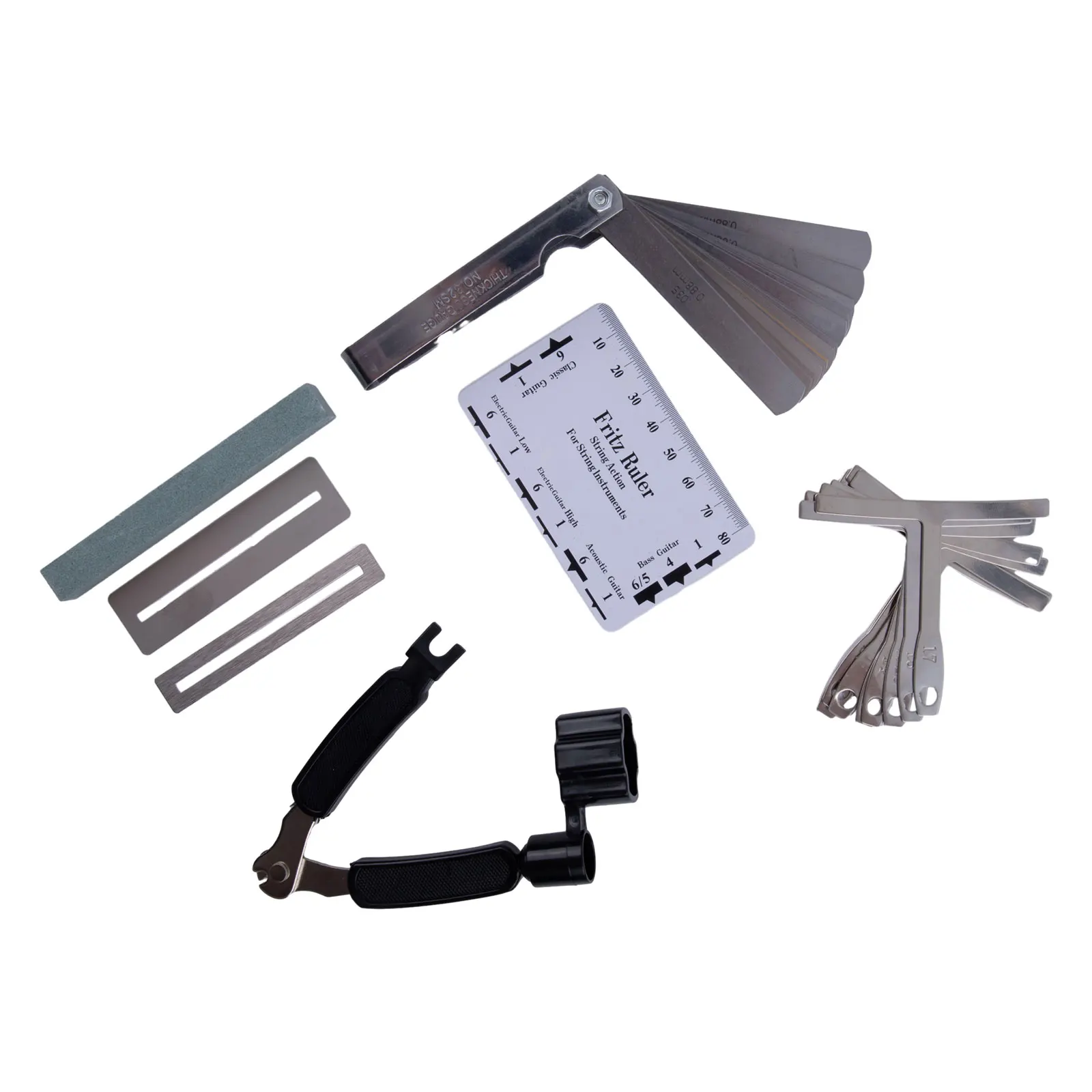 

Набор из 9 шт., датчик радиуса под струной 7,25/9,5/10/12/14/15/16/17/20 дюймов, радиус для гитары, бас-гитары, наборы премиум-класса, инструменты