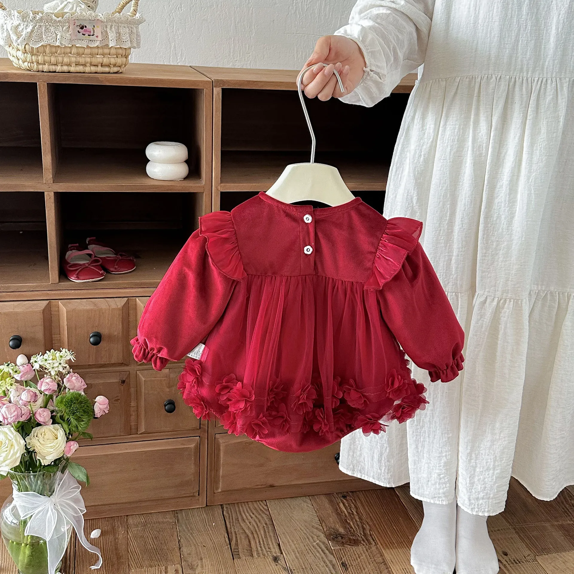 Autumn Newborn Girl Clothes Ko - đánh giá và giá Newborn Baby Girl Romper Floral