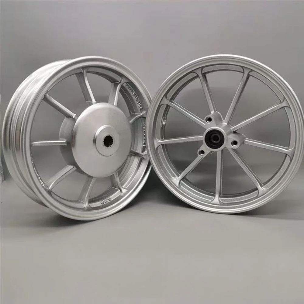 Motorcycle Modified Front Rear Wheel Assembly 10-Inch Aluminum Alloy Wheels Rim For Yamaha 100cc RSZ100 CUXI100 FORCE100 JOG100