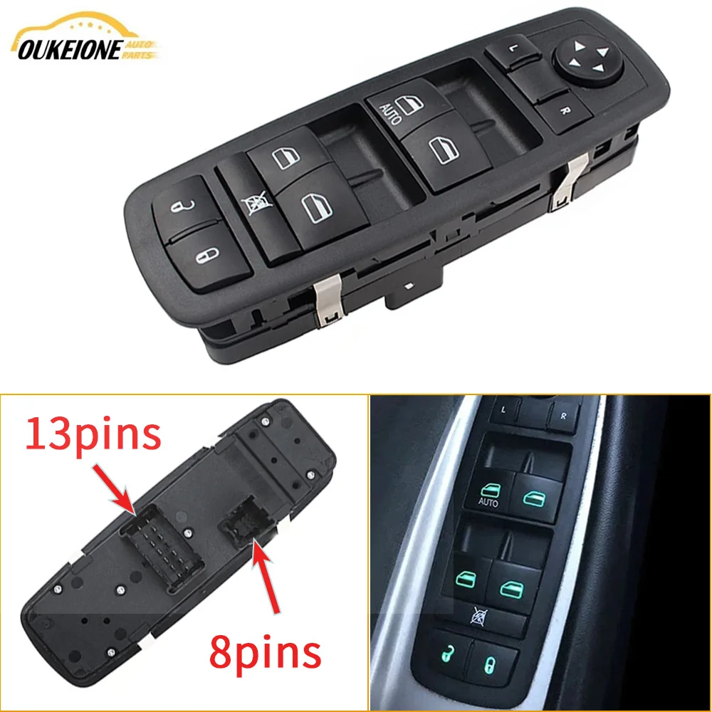 Electric Power Master Window Control Switch Lifter Button for Jeep Liberty Dodge Nitro Journey 2009 2010 4602632AC 4602632AF