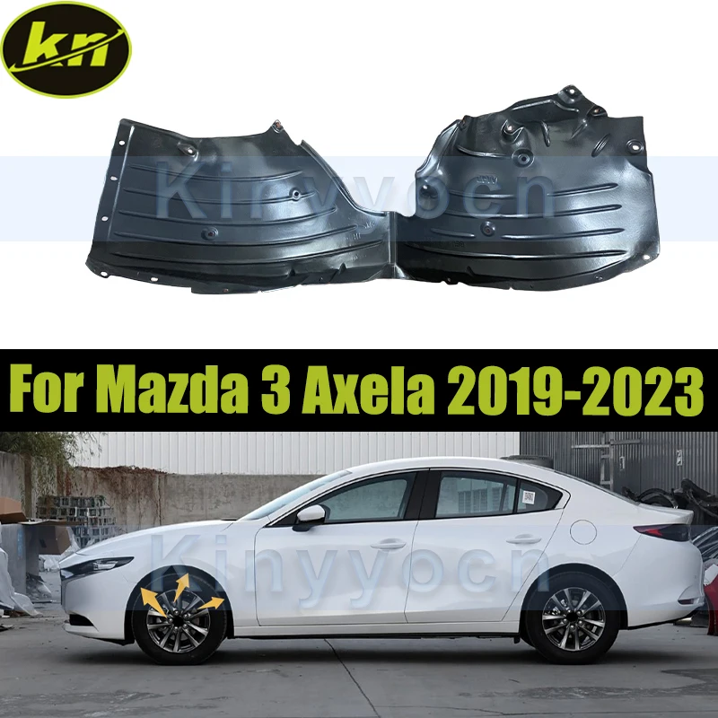 

Car Front Wheel Inner Fender Splash Mud Guard For Mazda 3 Axela 2019-2023 BP