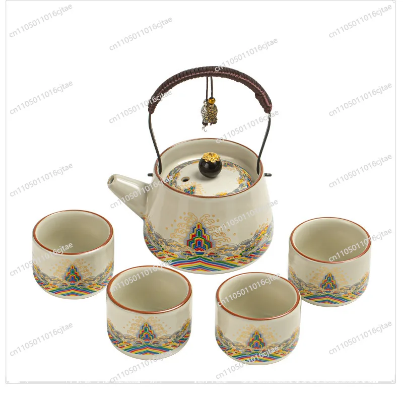 For Kung Fu Tea Set Small Set, Portable Anti-scalding Teapot Teacup, Business Event Annual Gift