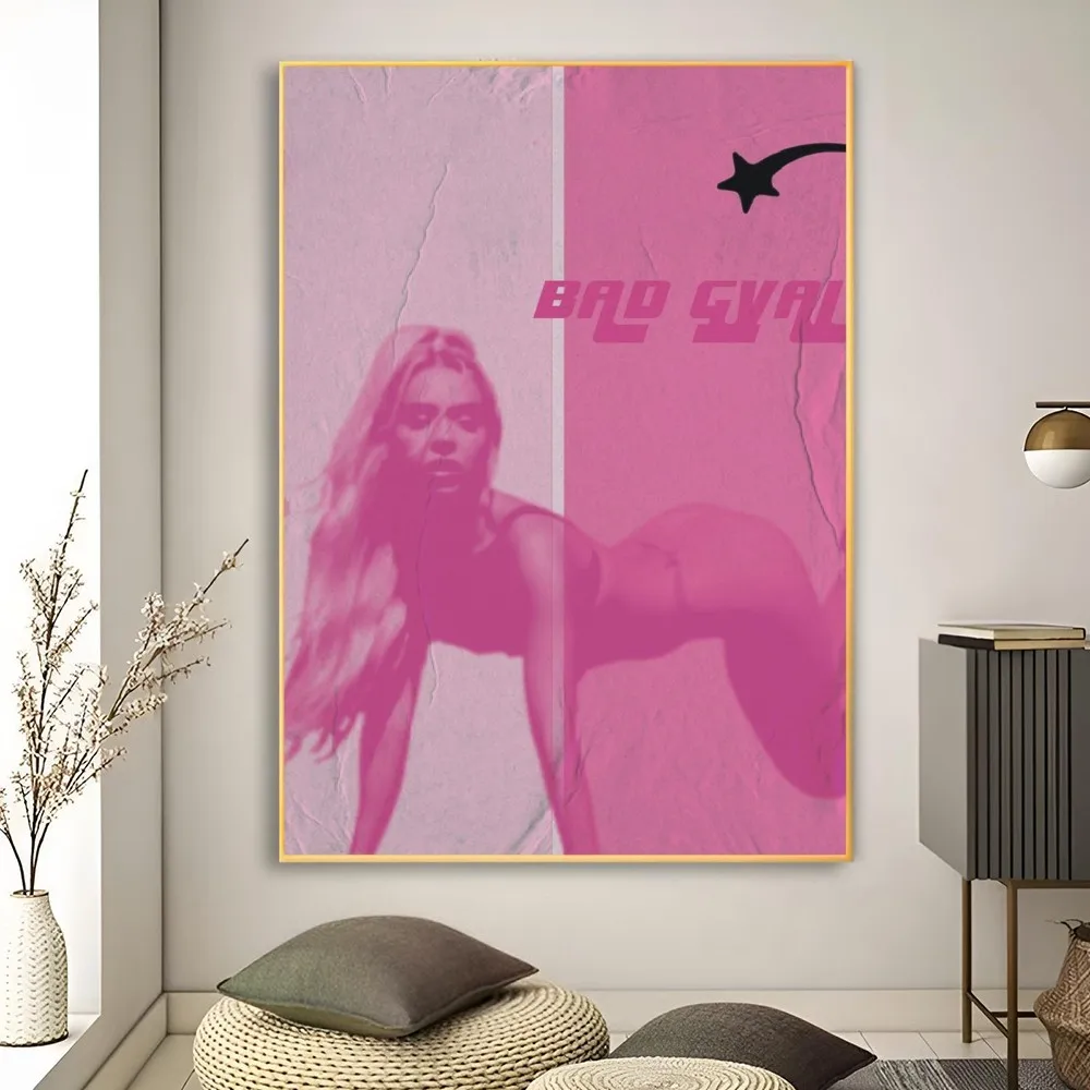 1pc Bad Gyal Poster Poster Art Print Bar Living Room Furniture Decor