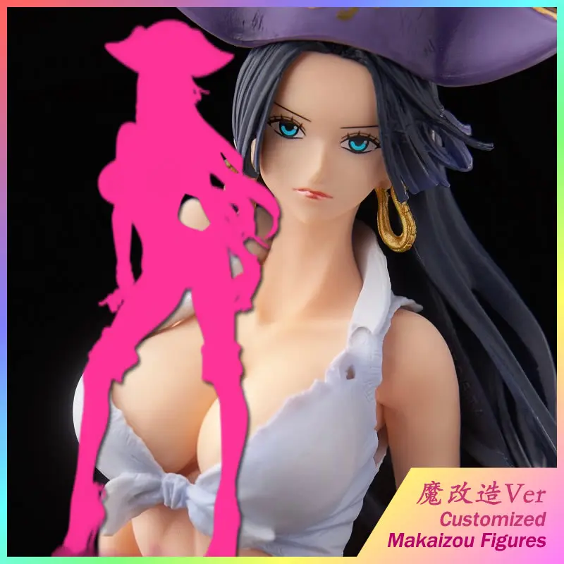 23CM FLAG DIAMOND SHIP Boa Hancock Makaizou 18+ NSWF Collection PVC Anime Action Figure A-0216