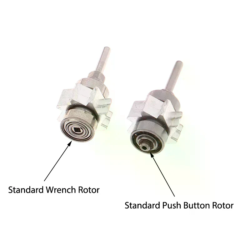 1Pcs Dentist Clinic Turbine Cartridge Rotor For High Speed Dental Handpiece Standard Wrench Push Button Torque Bearing