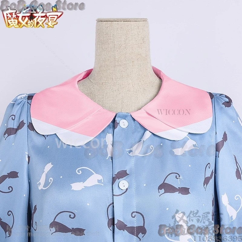Ayachi Nene Galgame SABBAT OF THE WITCH Cosplay Clothes Summer Japanese Cartoon Sleep Dress Home Sleepshirt Outfit Customized