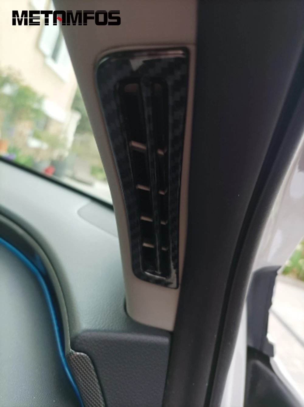 For Hyundai Santa Fe 2019 2020 2021 2022 2023 Window A Pillar Air Condition AC Vent Outlet Cover Trim Accessories Car Styling