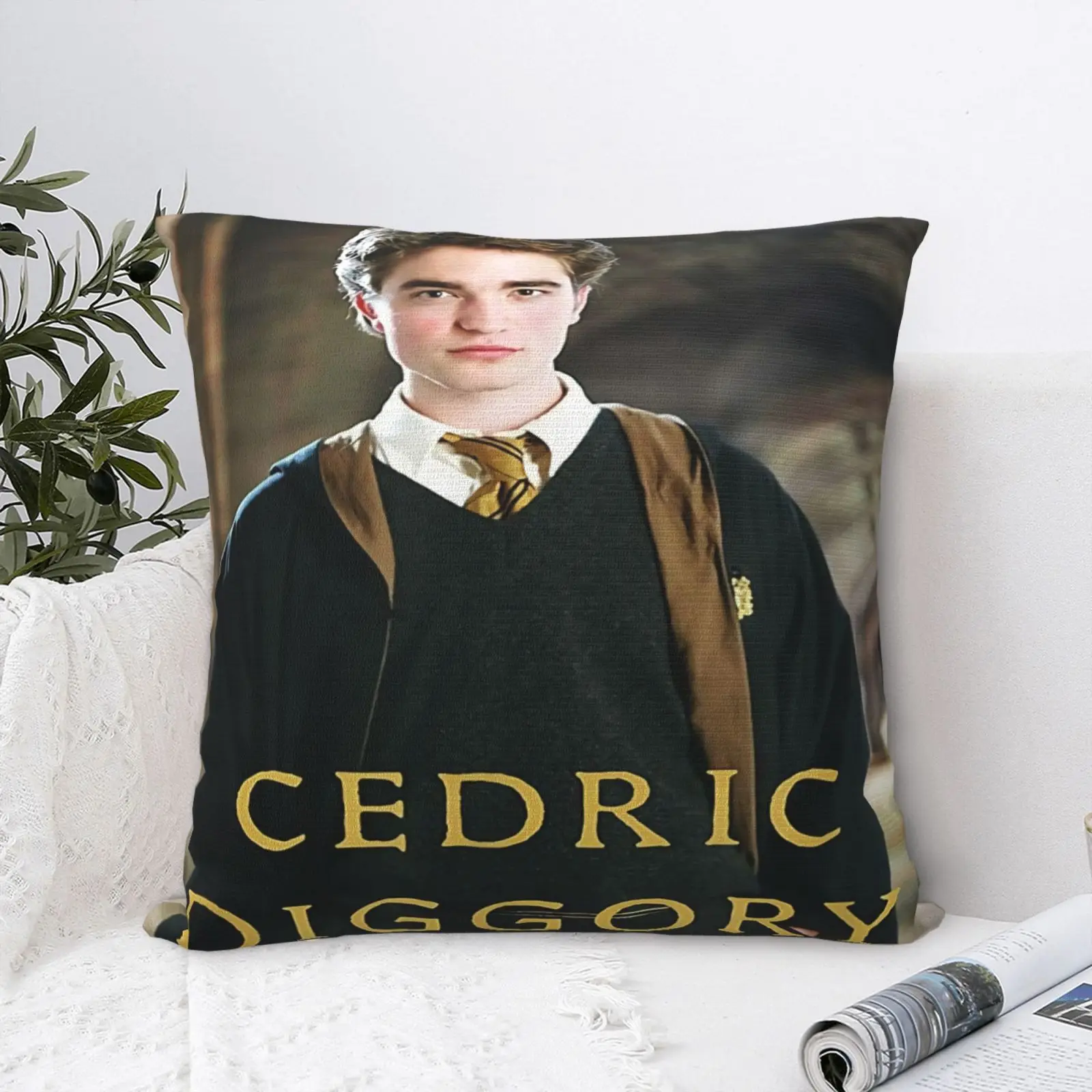 Cedric Diggory Poster Pillow Case Black Pillow Covers Decorative Pillowcases For Pillows Pillow Case Modern Pillows Decor Home