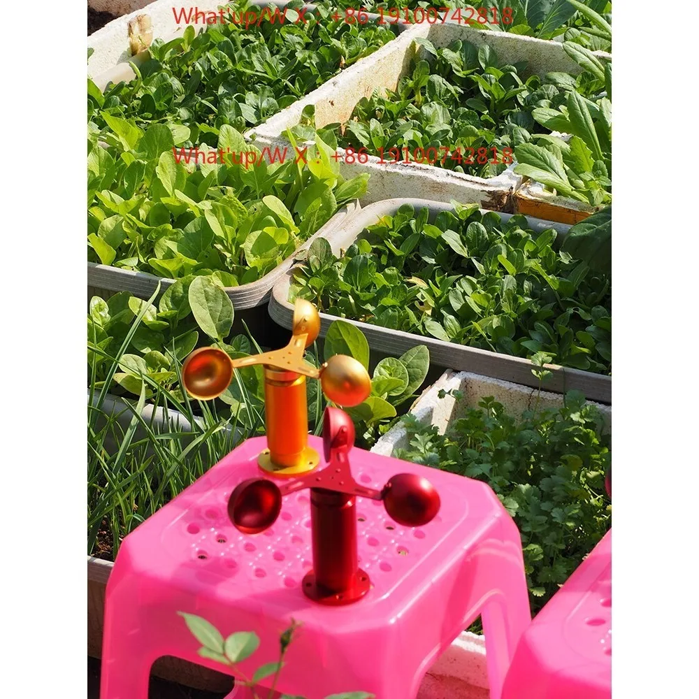 Wind Vane Installation Project Wind Bowl Meter Material Aluminum Alloy Three Cup Wind Speed Sensor
