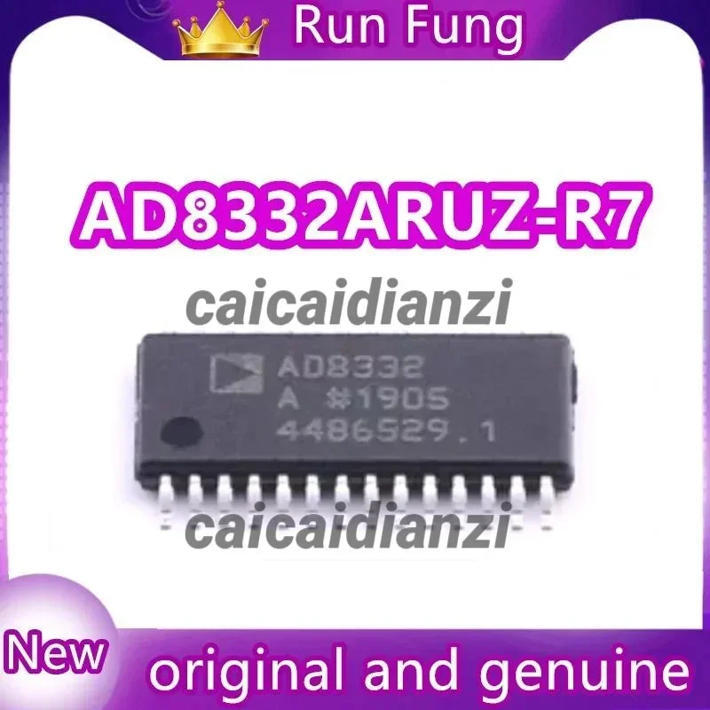 5Pcs/Lot   AD8332ARUZ-R7 AD8332ARUZ  Variable Gain Amplifier IC Signal Processing 28-TSSOP New Original