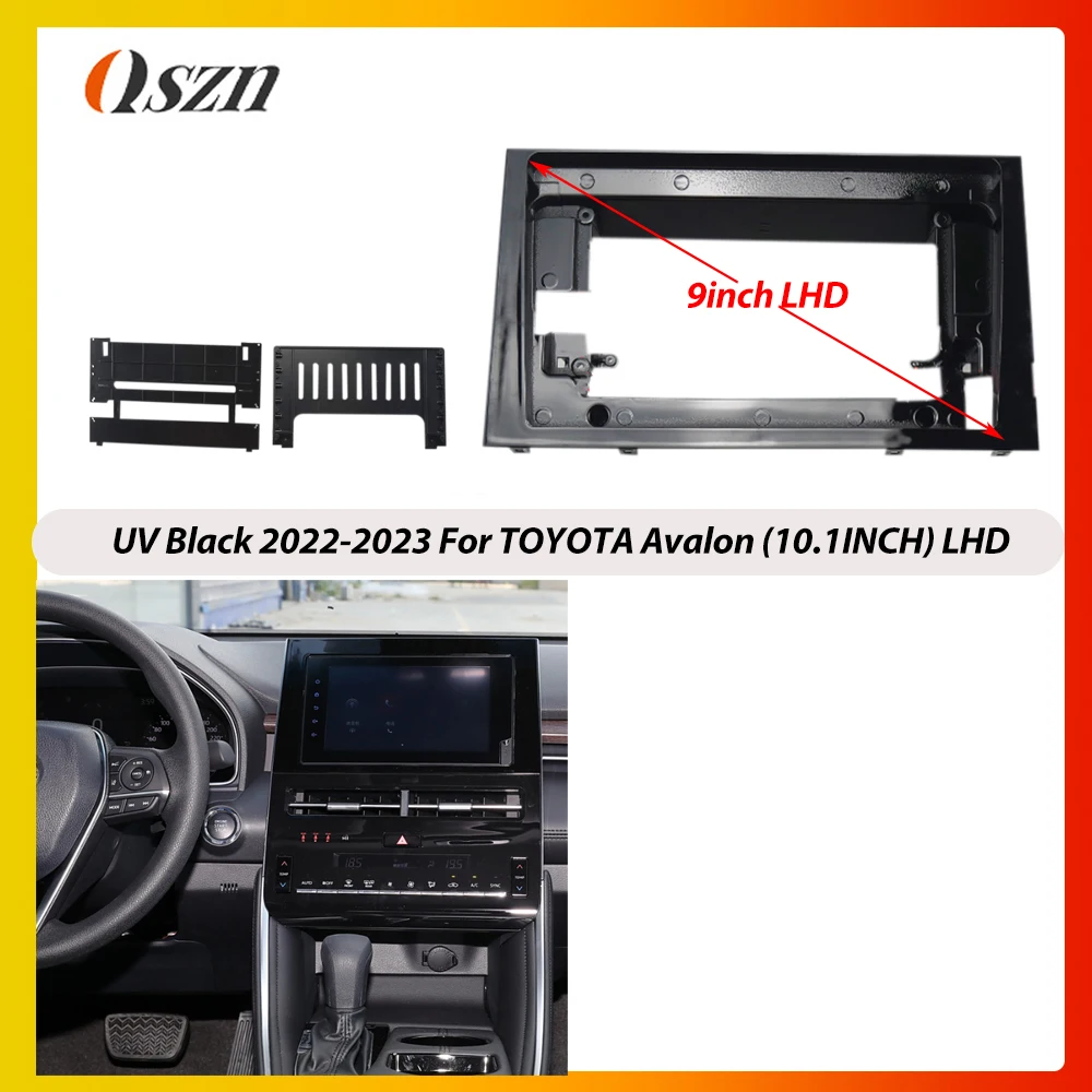 

10.1" Car Radio Frame for Toyota Avalon 2022 2023 Android Audio GPS Navigation Fascia Dash Installation Trim kit Stereo