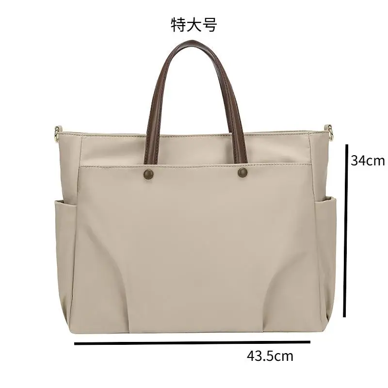 New Fashionable Oxford Cloth Shoulder Bags High Quality Large Capacity Handbag Multi Function Classic Casual Tote Bag