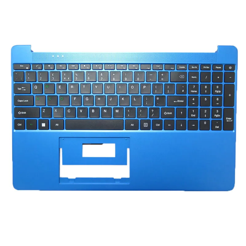 Laptop Grey Blue PalmRest&Keyboard For Gateway GWTN156-4 GWTN156-4BL GWTN156-4BK GWTN156-4GR GWTN156-4PR English US No Touchpad