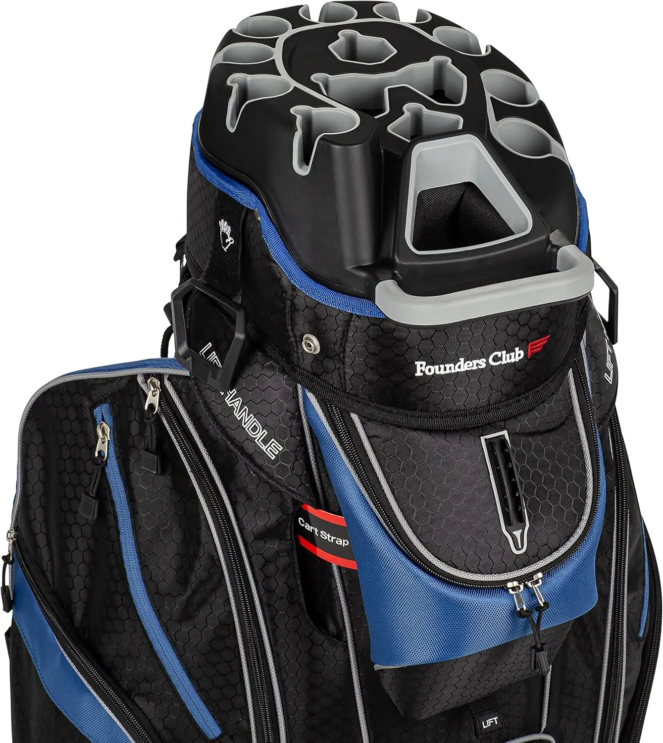 

Club Premium Cart Bag with 14 Way Organizer Divider Top