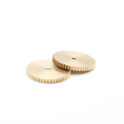 0.4M 24/26/28/30/33/36/40/50/80/81/90 Teeth 2/2.5/5mm Hole 2/3mm Thick MINI Spur Copper Gear