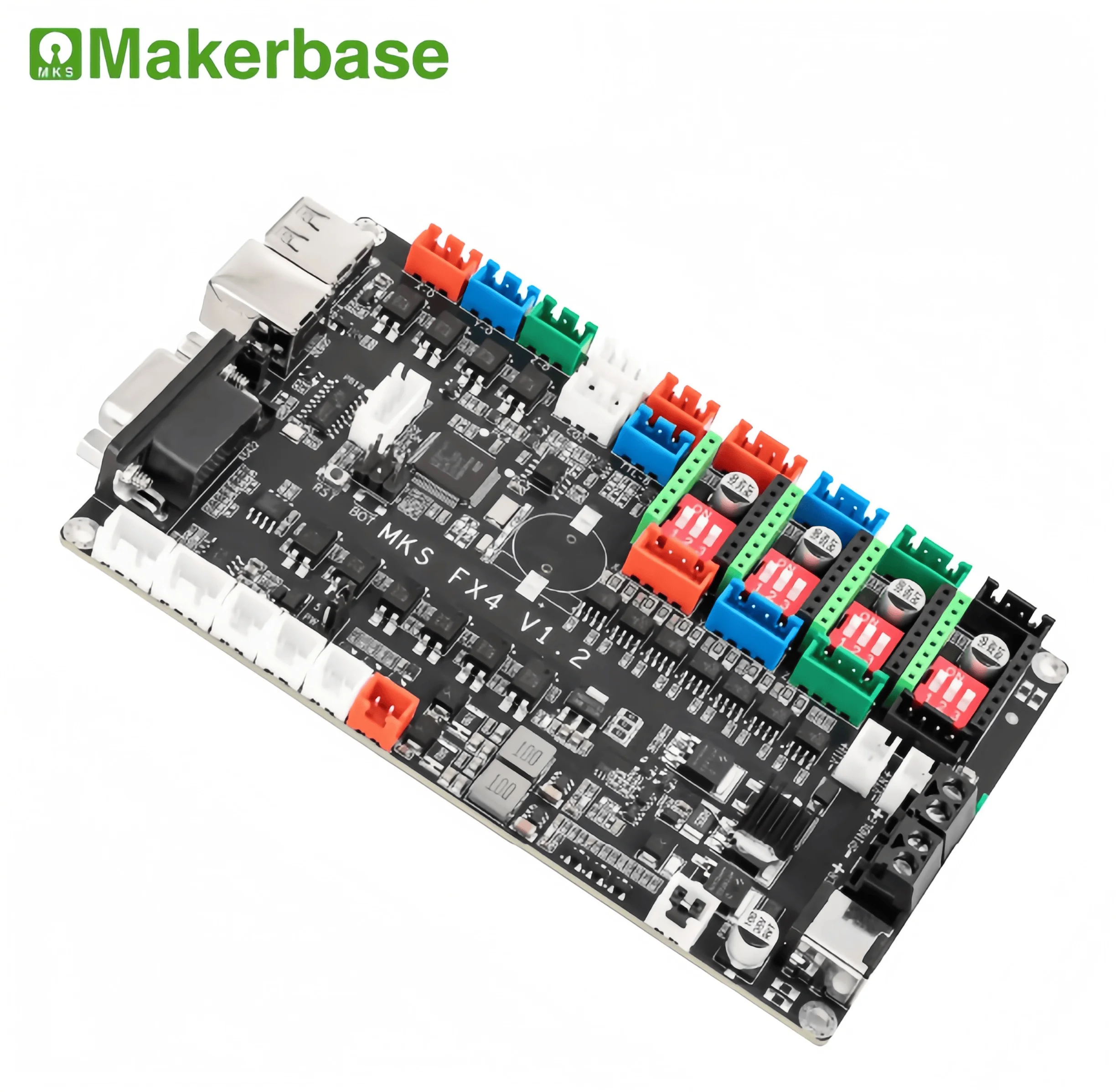 

Makerbase MKS FX4 Laser Engraving Control Board, compatible with CO2, blue light, and red light lasers, with a 5-inch capacitive