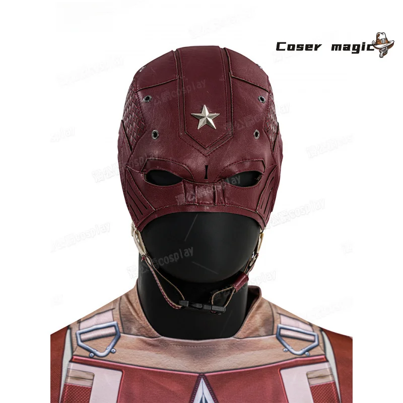 Игра Конкурс Чемпионов Red Guardian Косплей Костюм Униформа Хэллоуин Карнавал Вечеринка Рождественская игра Ролевая одежда Одежда