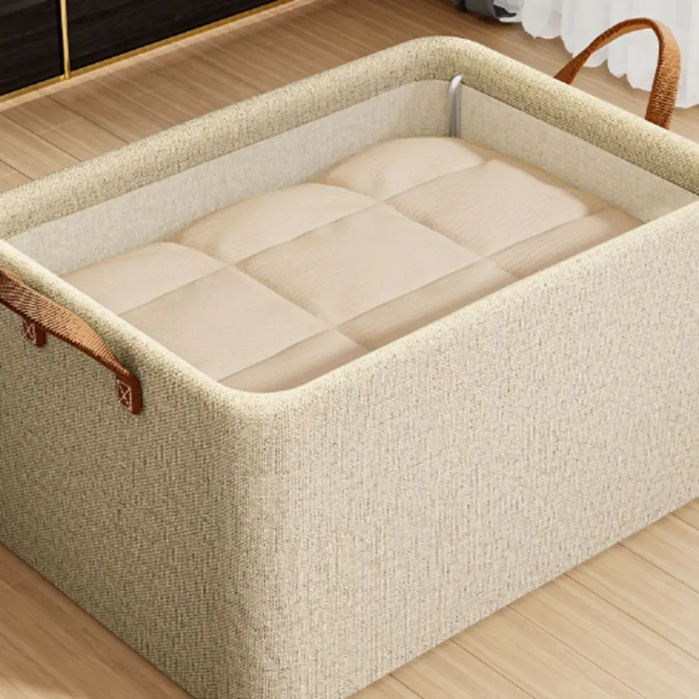 Folding Steel Frame Clothes Organizer Storage Box Jeans Pants Clothing Organization Wardrobe Closet Home Organizers Artifact
