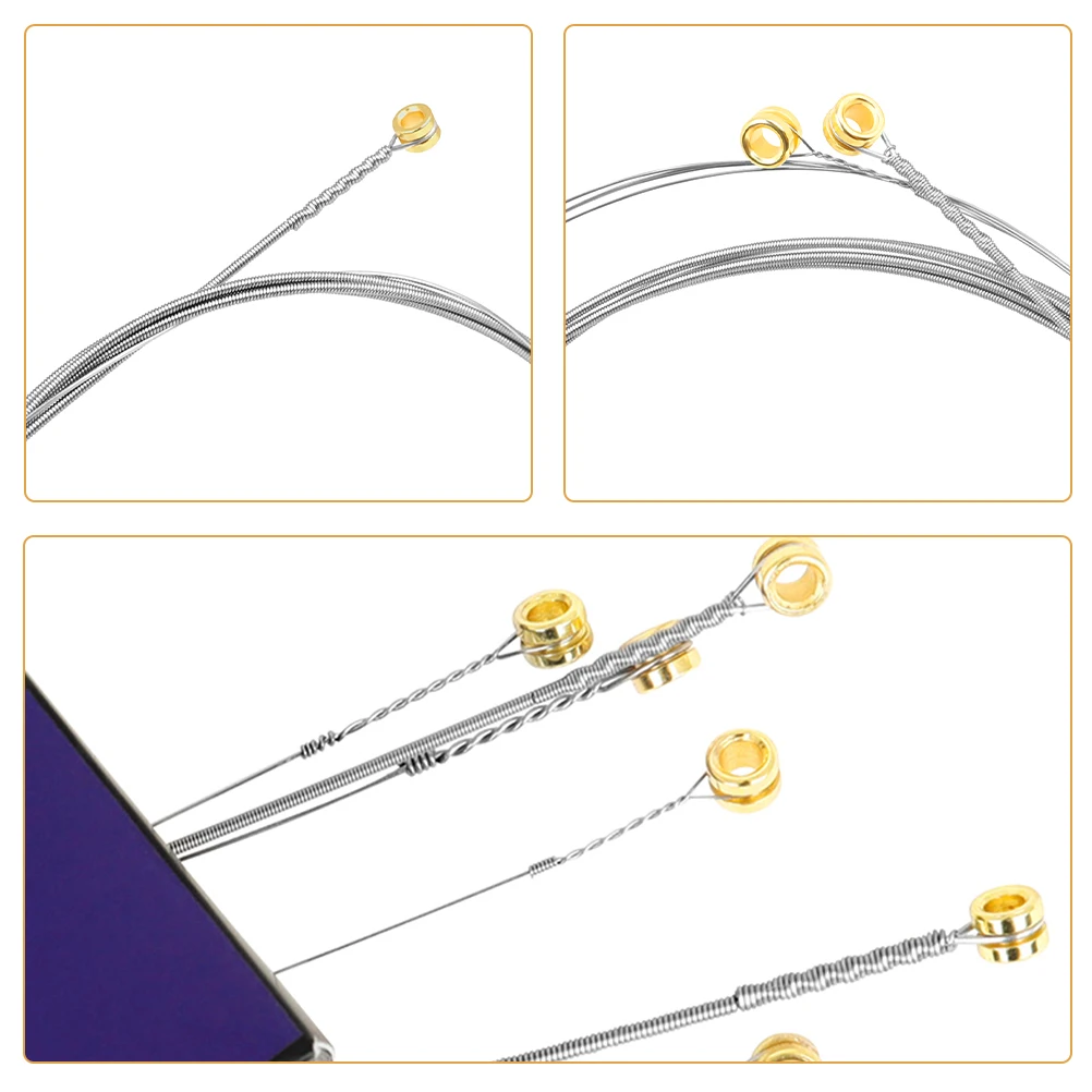 

6pcs Guitar Strings Replacement Set Durable Metal Acoustic Electric Guitar String Packs For Players Accessories Parts Supply